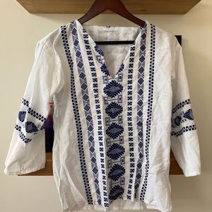 Vintage Mexican woven tunic